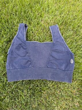 FP Movement by Free People Navy Blue Seamless Sports Bra